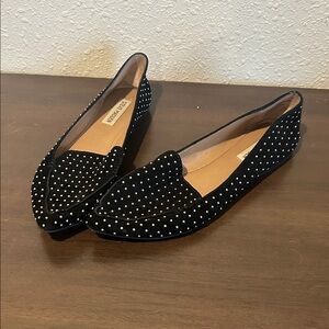 Steve Madden Black and White Polka Dot Women's Loafers